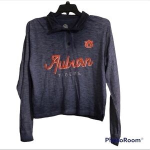 Rivalry Threads Auburn Tigers Long Sleeve Crop Sweatshirt NWT